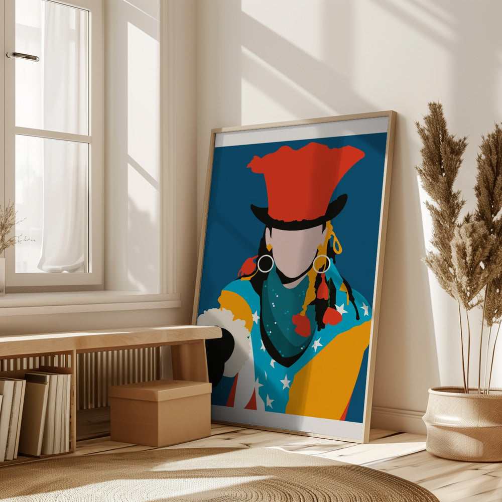 Boy George Minimalist Pop Art Poster